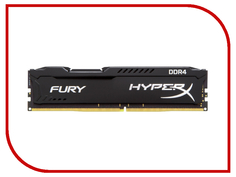 Модуль памяти Kingston HyperX Fury Black DDR4 DIMM 2133MHz PC4-17000 CL14 - 8Gb HX421C14FB/8 / HX421C14FB/8 GN
