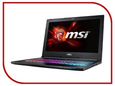 Ноутбук MSI GS60 6QD-259XRU 9S7-16H822-259 (Intel Core i5-6300HQ 2.3 GHz/8192Mb/1000Gb/nVidia GeForce GTX 965M 2048Mb/Wi-Fi/Bluetooth/Cam/15.6/1920x1080/DOS)