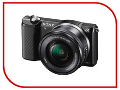 Фотоаппарат Sony Alpha A5000 Kit 16-50 mm F/3.5-5.6 E OSS PZ Black