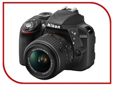 Фотоаппарат Nikon D3300 Kit 18-55 mm F/3.5-5.6G AF-P Black