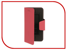 Аксессуар Чехол Deppa Wallet Slide M 4.3-5.5 Pink 84049