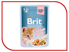 Корм Brit Premium Куриное филе в соусе 85g для котят 518579 Brit*