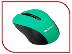 Мышь Canyon CNE-CMSW1GR USB Green