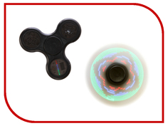 Спиннер Fidget Spinner / Red Line B1 световой узор пластик Black