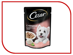 Корм Cesar Говядина в сливочном соусе 100g для собак 10156798