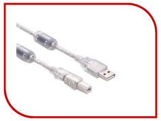 Аксессуар Greenconnect Premium USB 2.0 AM-BM Transparent GCR-UPC2M-BD2S-0.75m