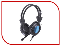 Гарнитура A4Tech HS-19 Black-Blue HS-19-3