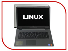 Ноутбук Dell Inspiron 5758 5758-8955 (Intel Pentium 3805U 1.9 GHz/4096Mb/500Gb/DVD-RW/Intel HD Graphics/Wi-Fi/Bluetooth/Cam/17.3/1600x900/Linux) 352176