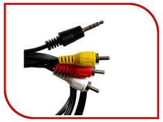 Аксессуар VCOM Jack 3.5mm - 3RCA 1.5m CV213-1.5M
