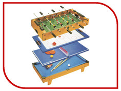 Игровой стол Partida Футбол + Аэрохоккей + Теннис + Бильярд 82х43х24