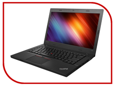 Ноутбук Lenovo ThinkPad L460 20FUS06K00 (Intel Core i5-6200U 2.3 GHz/8192Mb/1000Gb/No ODD/Intel HD Graphics 520/Wi-Fi/Bluetooth/Cam/14.0/1366x768/Windows 10 Professional 64-bit)