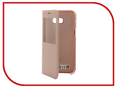Аксессуар Чехол Samsung Galaxy A5 2017 S View Standing Cover Pink EF-CA520PPEGRU