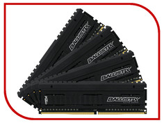 Модуль памяти Crucial Ballistix Elite DDR4 DIMM 2666MHz PC4-21300 CL16 - 16Gb (4x4Gb) BLE4C4G4D26AFEA