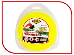 Аксессуар Леска для триммера DDE Classic Line 3.0mm x 28m Yellow 644-818