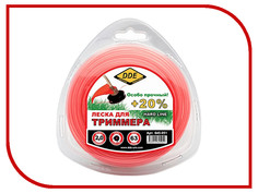 Аксессуар Леска для триммера DDE Hard Line 2.0mm x 63m Grey-Red 645-051