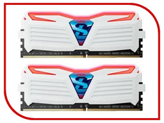 Модуль памяти GeIL Super Luce White DDR4 DIMM 2133MHz PC4-17000 CL15 - 32Gb KIT (2x16Gb) GLWR432GB2133C15DC