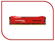 Модуль памяти Kingston HyperX Savage DDR3 DIMM 2400MHz PC3-19200 CL11 - 8Gb HX324C11SR/8