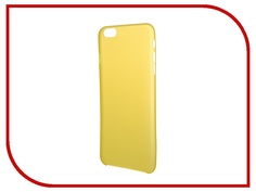 Аксессуар Чехол Platinum для iPhone 6 Plus 0.3mm Yellow Matte 4103949