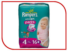 Подгузники Pampers Active Girl Maxi 9-14кг 16шт PA-81520593