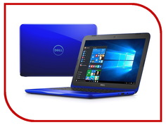 Ноутбук Dell Inspiron 3162 Blue 3162-0552 (Intel Celeron N3060 1.6 GHz/2048Mb/500Gb/No ODD/Intel HD Graphics/Wi-Fi/Bluetooth/Cam/11.6/1366x768/Windows 10)
