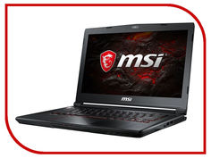 Ноутбук MSI GS43VR 7RE-202XRU 9S7-14A332-202 (Intel Core i5-7300HQ 2.5 GHz/16384Mb/1000Gb/nVidia GeForce GTX 1060 6144Mb/Wi-Fi/Cam/14.0/1920x1080/DOS)