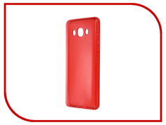 Аксессуар Чехол-накладка Gecko for Samsung Galaxy J5 J510F 2016 силиконовый Transparent Red S-G-SGJ5-2016-RED