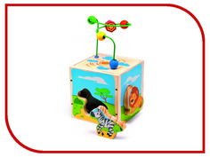 Сортер Мир деревянных игрушек Куб Сафари Д373