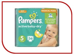 Подгузники Pampers Active Baby-Dry Junior 11-18кг 36шт 4015400649809
