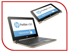 Ноутбук HP Pavilion x360 11-u014ur 1HF62EA (Intel Pentium N3710 1.6 GHz/4096Mb/500Gb/Intel HD Graphics/Wi-Fi/Bluetooth/Cam/11.6/1366x768/Touchscreen/Windows 10 64-bit) Hewlett Packard