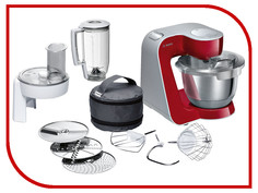 комбайн Bosch MUM 58720 Red-Silver