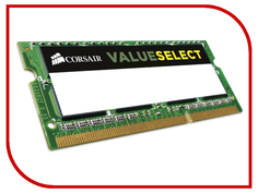 Модуль памяти Corsair ValueSelect DDR3L SO-DIMM 1333MHz PC3-10600 - 4Gb CMSO4GX3M1C1333C9