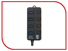 Хаб USB Jet.A JA-UH35 USB 4 ports Black