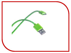Аксессуар Prolike USB Micro 5 pin AM-BM 1.2m Green PL-AD-NL-1,2-GN