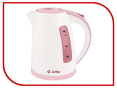 Чайник Delta DL-1056 White-Dark Pink