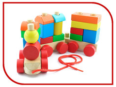 Конструктор Мир деревянных игрушек Паровозик Д018