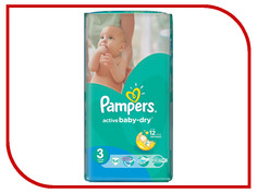Подгузники Pampers Active Baby-Dry Midi 5-9кг 54шт 4015400649687