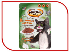 Корм Мнямс Пир охотника Утка/Кролик/Дичь 100g 703089 для кошек
