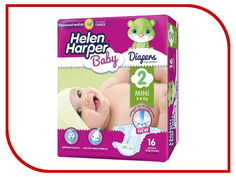 Подгузники Helen Harper Baby Mini 3-6кг 16шт 2310342