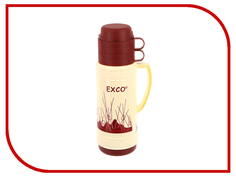 Термос EXCO EN100 1L Beige-Red