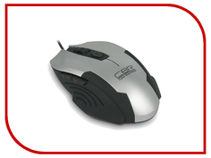 Мышь CBR CM 333 Silver-Black