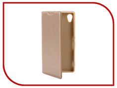 Аксессуар Чехол Sony Xperia M4 Aqua E2306 / E2303 Cojess Book Case New Gold с визитницей