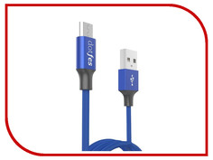 Аксессуар Dotfes USB - Micro USB A01M 2.5A 1m Blue 14632