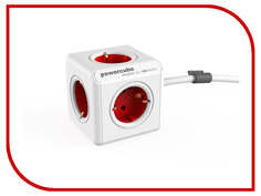 Удлинитель Allocacoc PowerCube Extended 3m Red 1307/DEEXPC