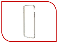 Аксессуар Чехол-бампер BROSCO для iPhone 5 / 5S / SE Grey IP5-BUMPER-SPACEGREY
