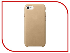 Аксессуар Чехол APPLE iPhone 7 Leather Case Tan MMY72ZM/A