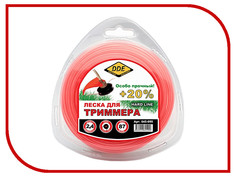 Аксессуар Леска для триммера DDE Hard Line 2.4mm x 87m Grey-Red 645-099