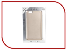 Аксессуар Чехол PURO Vegan Eco-Leather Cover для iPhone 6 Plus Gold IPC655VEGANGOLD
