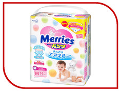 Подгузники Merries M 6-11кг 58шт