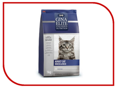 Корм Gina Elite Cat Duck&Rice 1kg 250000.0