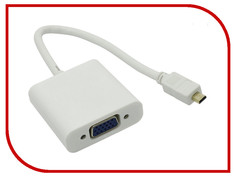Аксессуар Espada micro HDMI 19M to VGA 15F EMcHDMI M-VGA F20